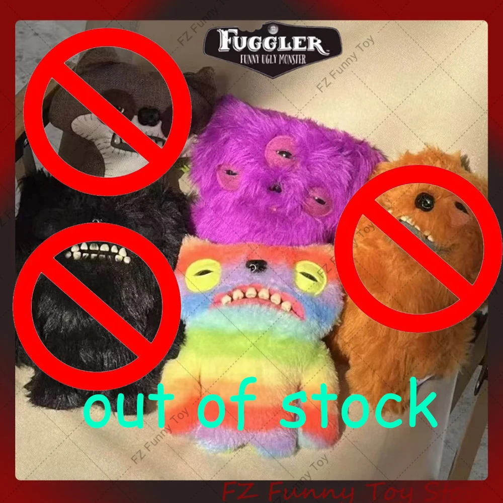 Fuggler 100% الأصلي الجديد وحوش قبيحة ألعاب من القطيفة الفانك البسيطة راسكالز لطيف الطفل الأسنان وحوش محشوة الدمى الهدايا #1