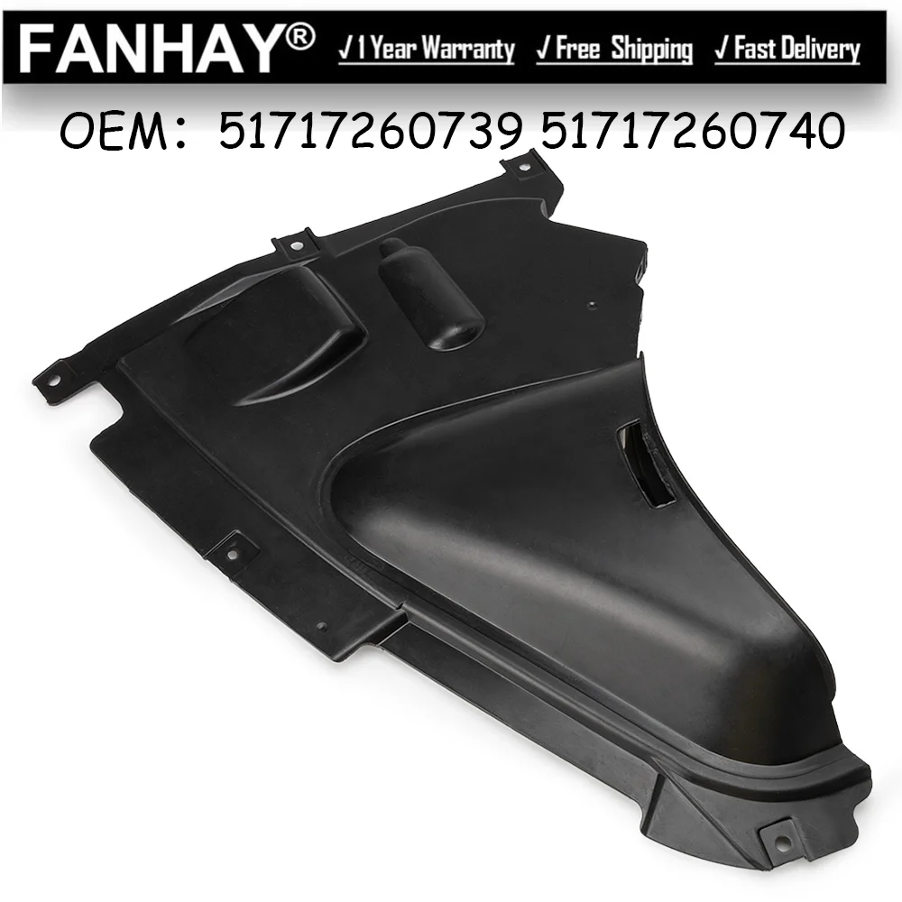 

OEM 51717260739 51717260740 New Front Splash Shield Inner Fender Liner For BMW 3 Series F30 F35 316I 318I 320I 2012-2018 Parts