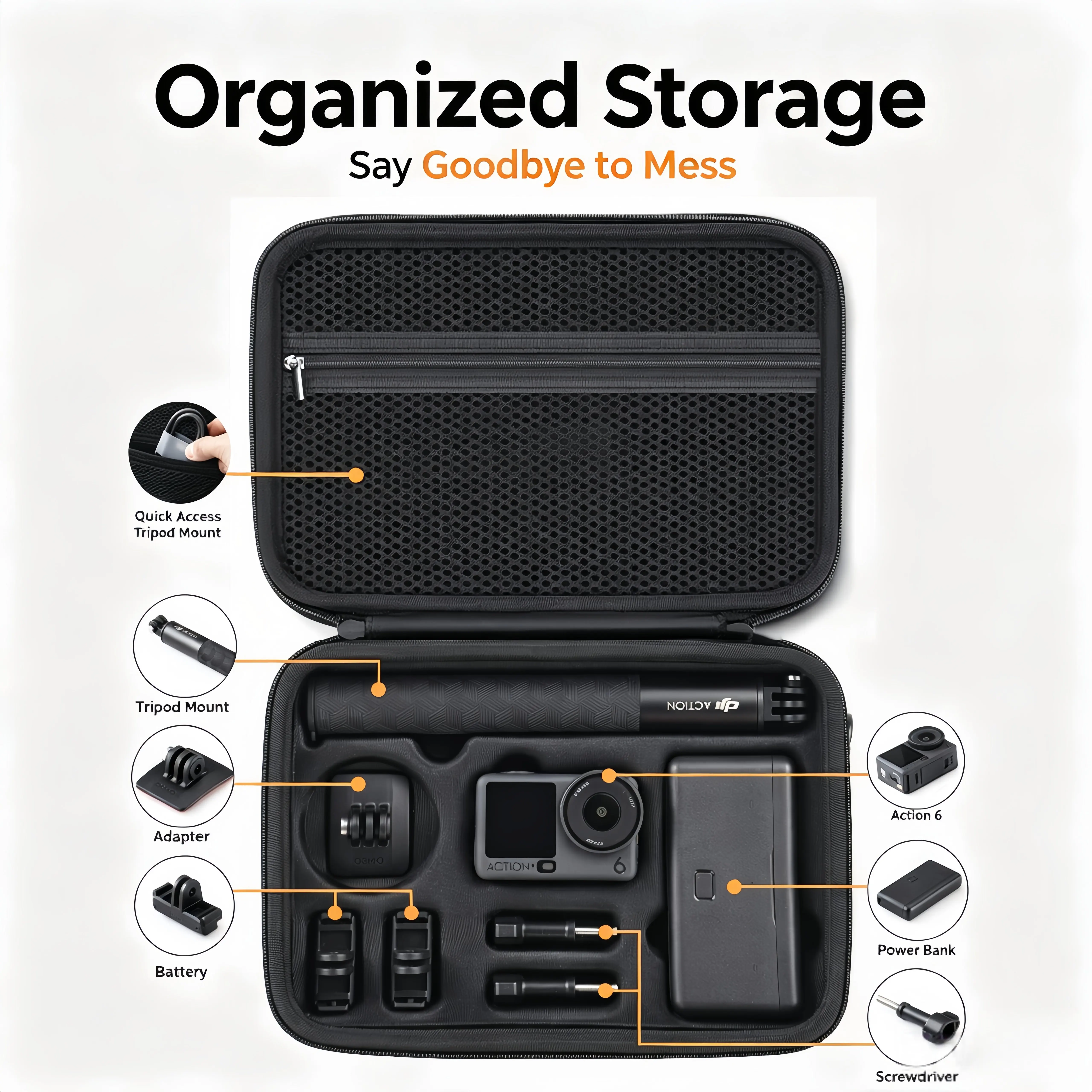 Carry Case For DJI Osmo Action - Camera Bag Waterproof review and price