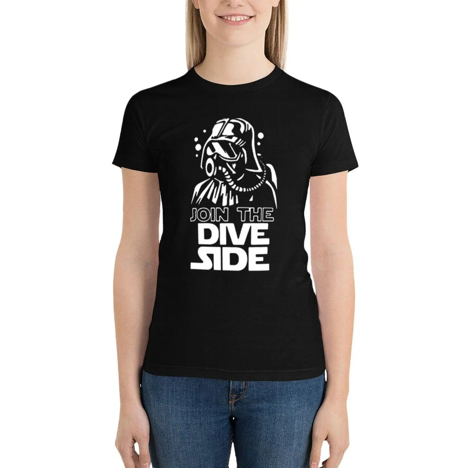 join the dive side T-Shirt shirts graphic tees vintage clothes tops Women clothing