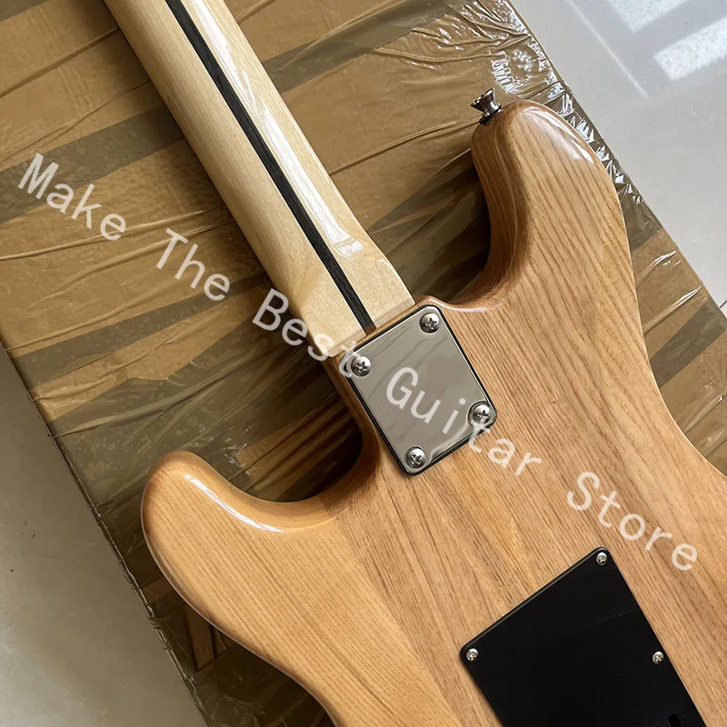 22 tone finger electric guitar, high-quality natural wood color, professional level, fast delivery.