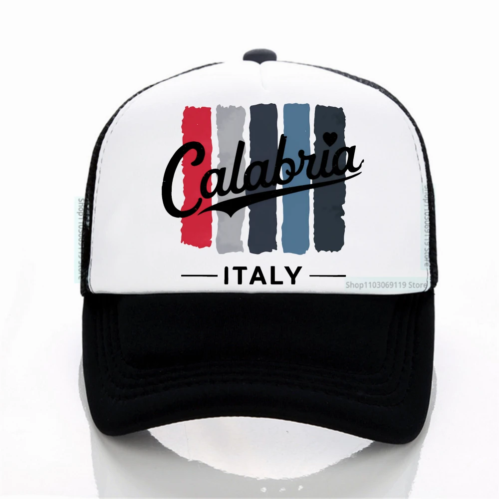 

Calabria Italy Graphic Print Baseball Net Cap Unisex Spring and Summer Outdoor Adjustable Casual Hats Sunscreen Hat