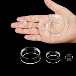 New Acrylic Display Stand Racks Clear Storage Holder Rings Plastic Round Display Stand for Ball, Spheres, Marbles, Collections