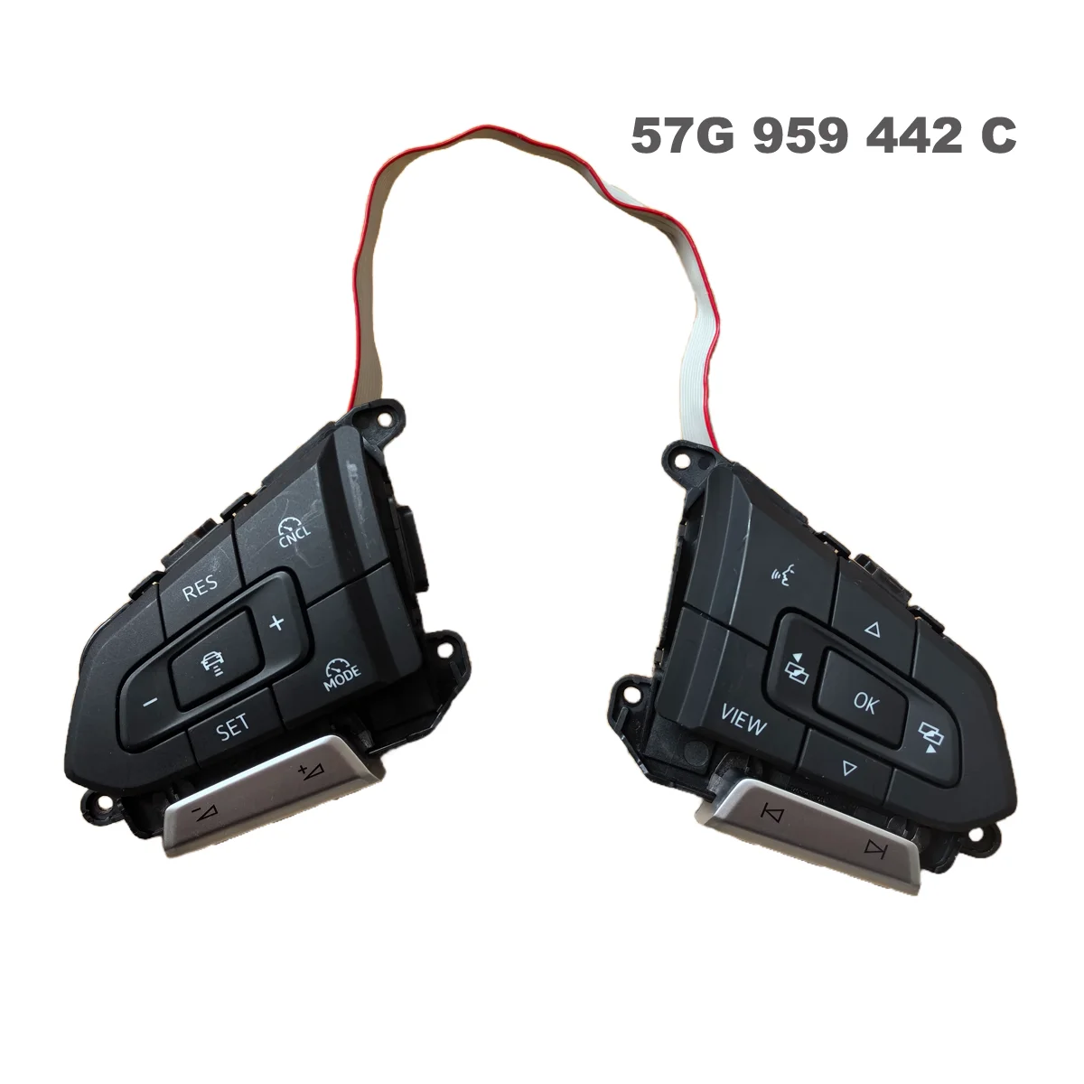 

for VW Golf 8 MK8 Tiguan Tayron Jetta Passat Car Steering Wheel Control Button VIEW MODE RES HandFree Switch Cruise control