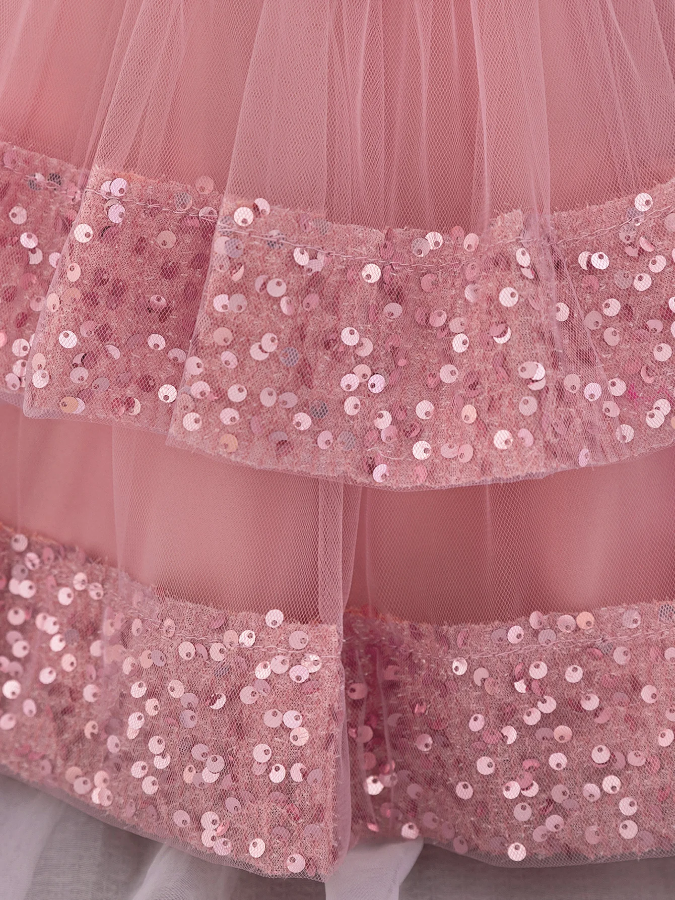 Kleinkind Halloween-Party Mädchenkleid Karneval Weihnachtskostüme Pailletten 1. Geburtstag Hochzeit Brautjungfer Prinzessin Baby Mädchenkleid – Detail 16