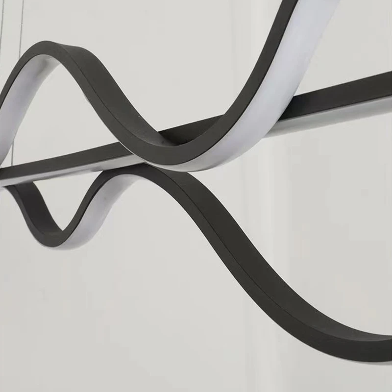 Modern LED Pendant Light with Remote Control Dimmable Hanging Fixture for Dining Room Kitchen Bar Home Minimalist Design