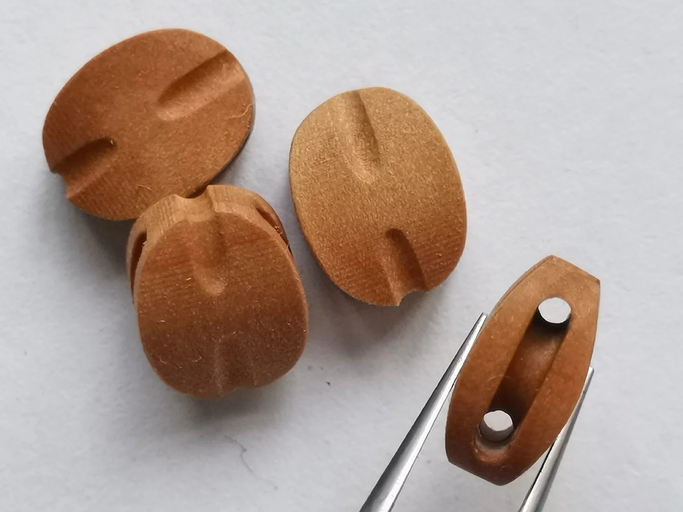 Advanced Solid Wood Ship Model Pulley Ancient Sailboat Pulley DIY Hobby Making Accessories Tools  10PCS
