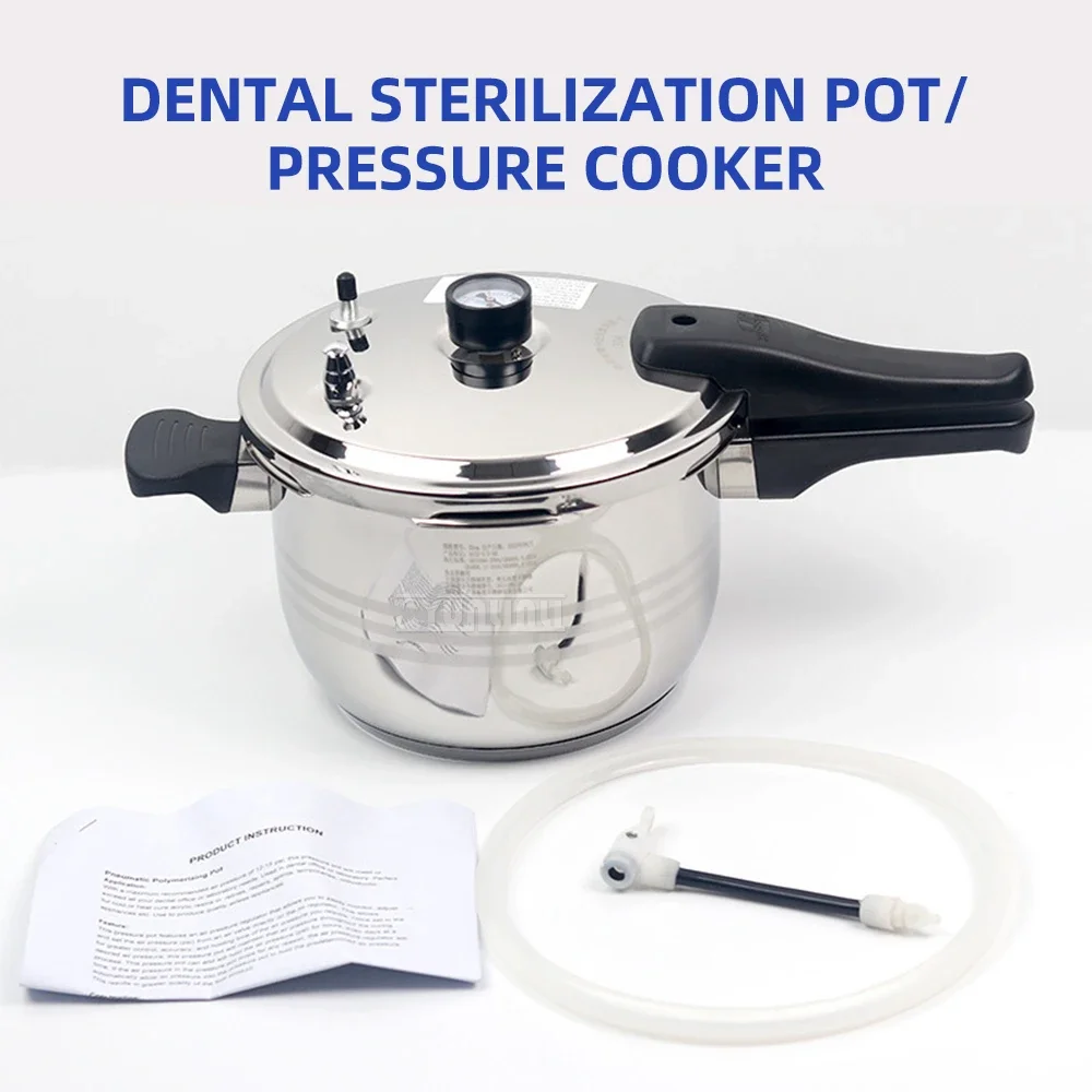 5L Stainless Steel High-Pressure Steam Sterilizer Disinfection and Sterilization Machine Autoclave for Lab