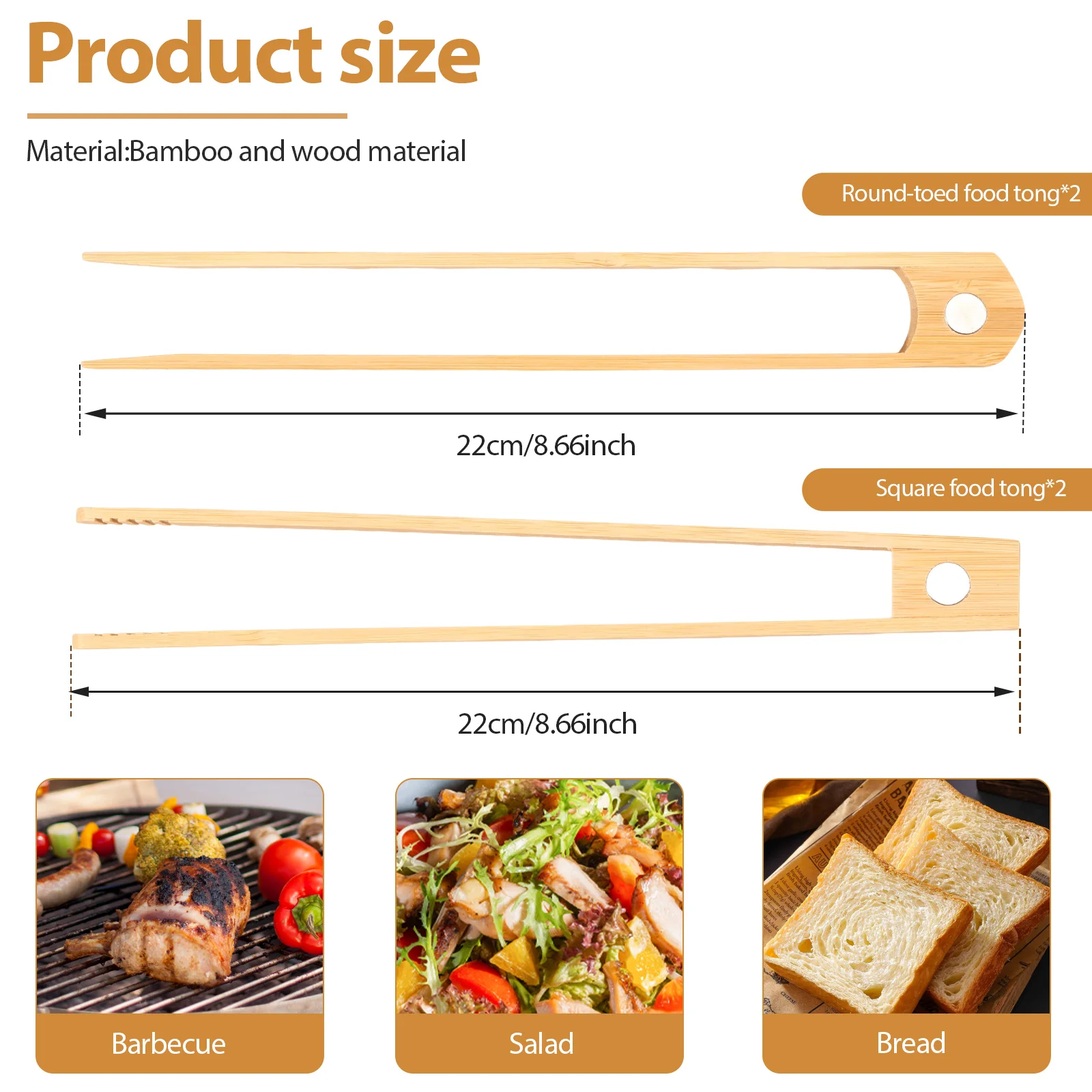 Bamboe Broodrooster Tong Set G - Home Cooking Set recensie en prijs