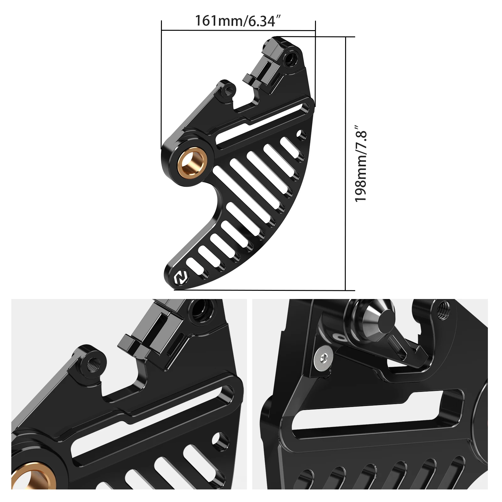 

NICECNC For Husqvarna TE 300 TE 250 FE 250 FE 350 FE 450 TX 300 Front Rear Brake Disc Guard For KTM EXC 300 GasGas EC 300 2024