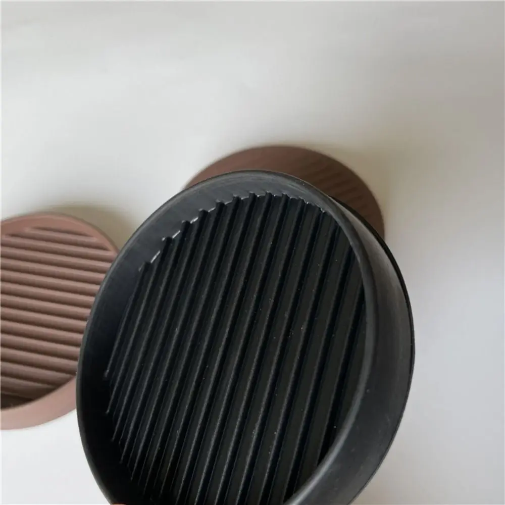 4Pcs/set Useful Square Round Furniture Coasters Rubber Non Slip Caster Cups Chair Feet Stoppers Couch/Chair/Bed Stoppers