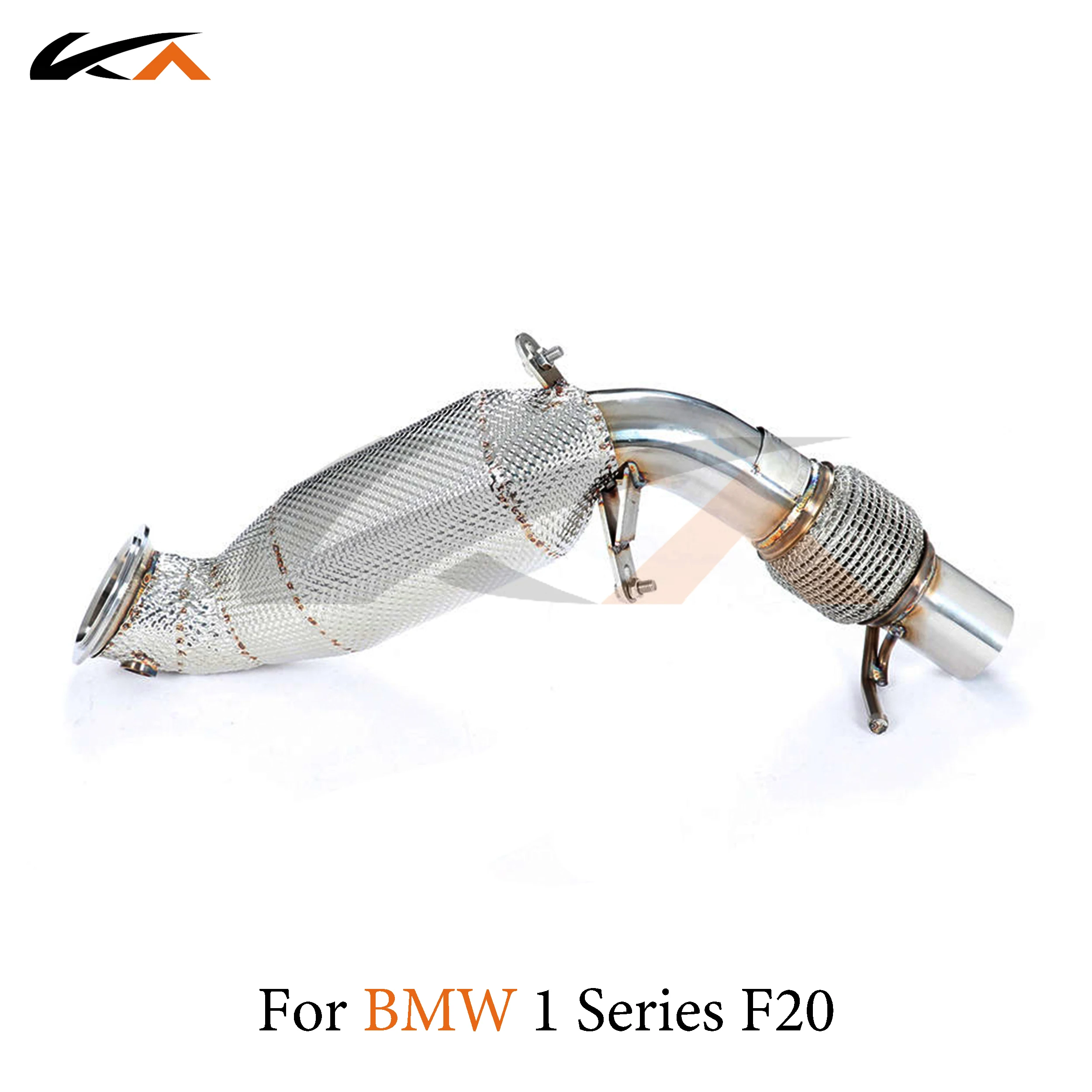 

KA Tuning exhaust system header stainless downpipe for BMW 116i 118i 120i 125i f20 axle pipe performance catalysis heat shield