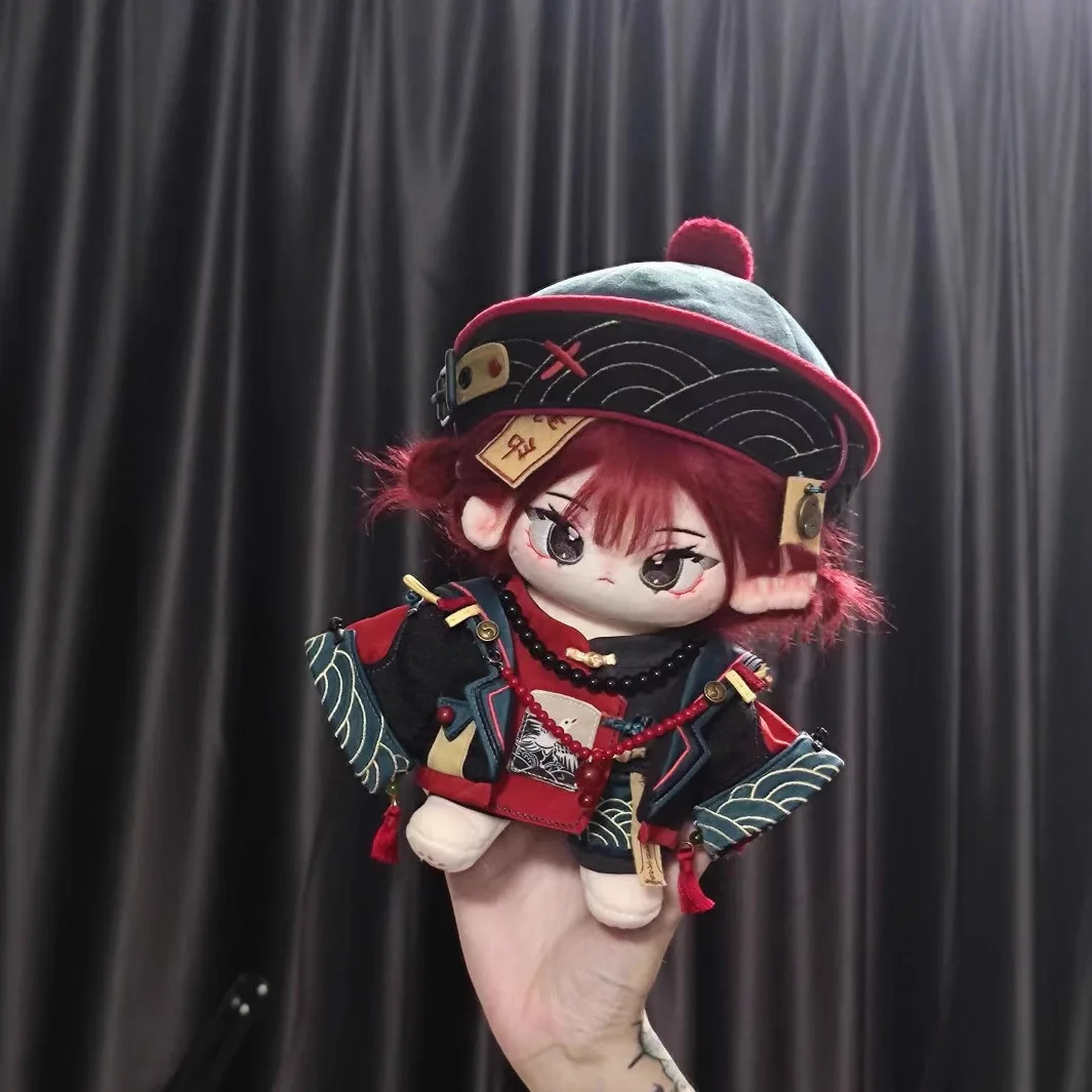 

20cm Cotton Doll Clothes With No Attributes Qing Dynasty Zombie Clothes Weird Halloween Chinese Ethnic Set Toy Doll Accessories