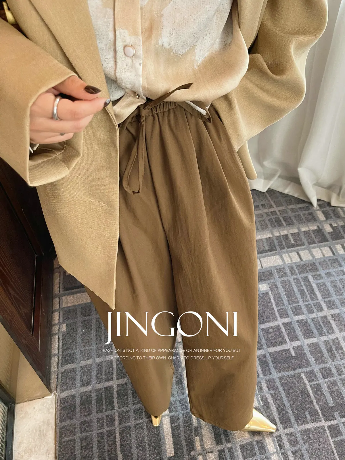 

Cargo Pants Y2K Women Clothing 2024 Woman Autumn Trend Korean Fashion Style Vintage Elegant Long Trousers Wide Leg High Waist