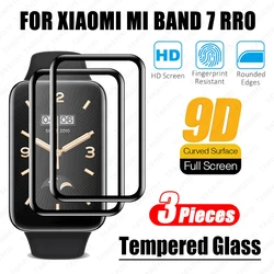 Vidrio templado para Xiaomi Mi Band 7 Pro, Protector de pantalla, película protectora de vidrio suave, cubierta completa curvada 3D, accesorios para reloj inteligente