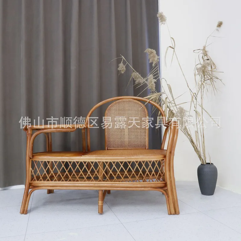 Home living room coffee table rattan chair balcony leisure telephone chair adult rattan table and chair