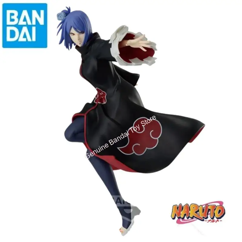 

In Stock Bandai Original Naruto Banpresto Konan Anime Merchandise Model Figurine Ornaments 100% Genuine Original Box Toys