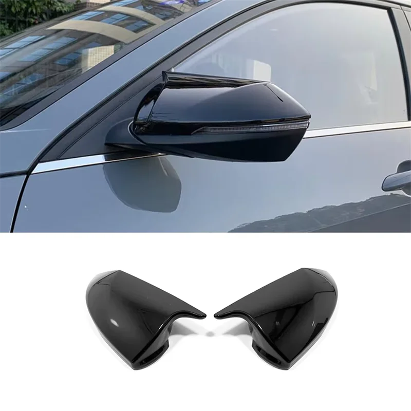 Car Side Door Rearview Turning Mirror Cover Frame Decoration Cover Trim For Hyundai Elantra Avante CN7 2021 2022 Accessories