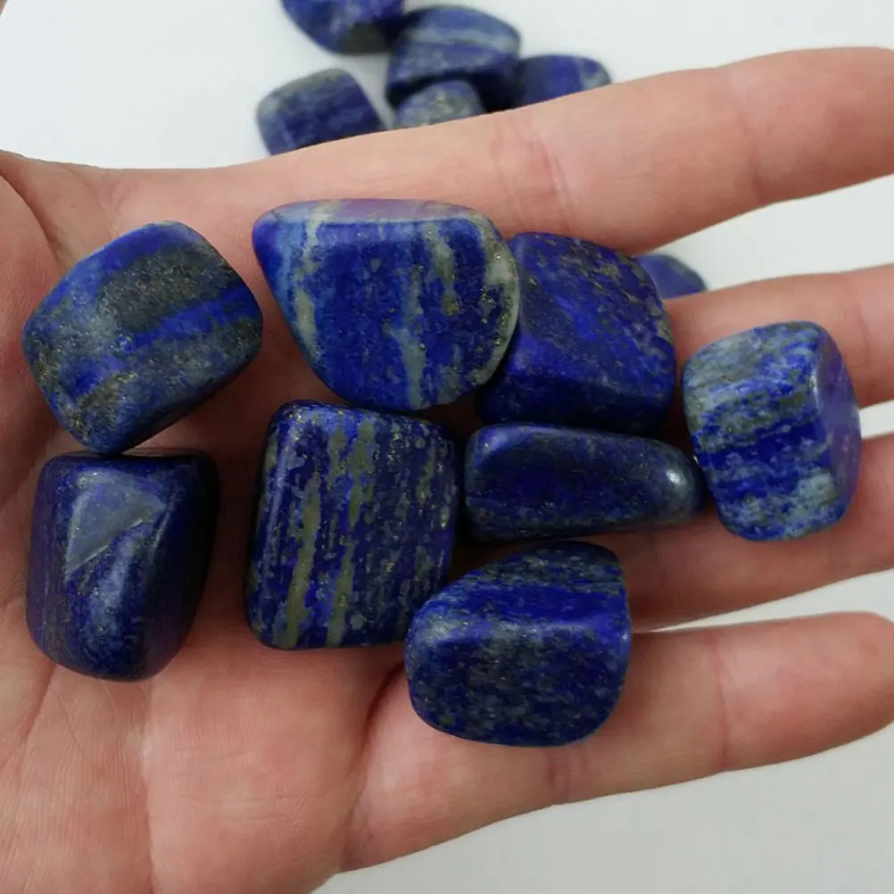 

7 to 9 Lapis Stones Decor Natural Small Scenery Gravel Degaussing Fish Tank Gardening Desktop Ornaments