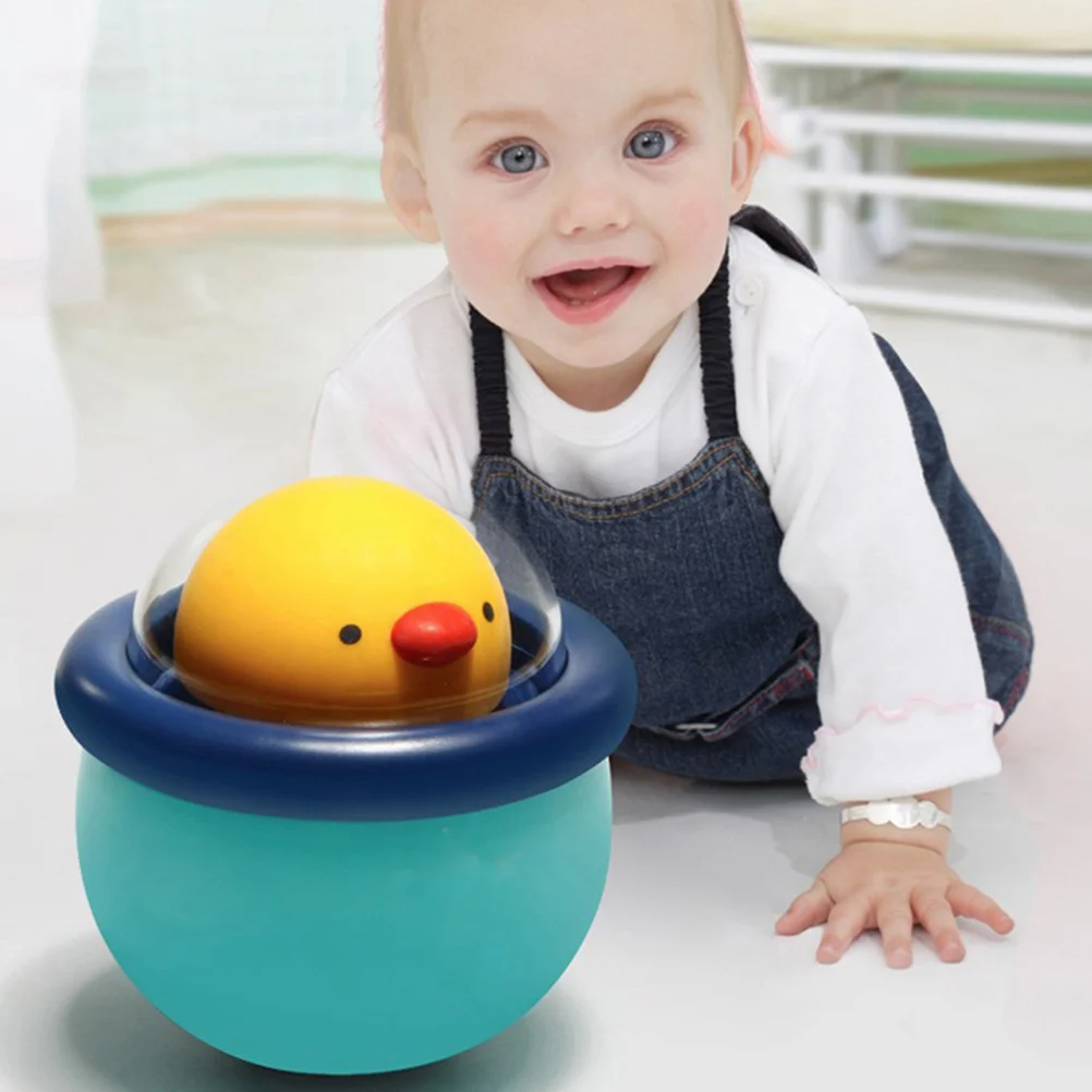 1 stks baby muziek tuimelaar kuiken ontwerp trekt aandacht gladde randen geen bramen felle kleuren baby tuimelaar