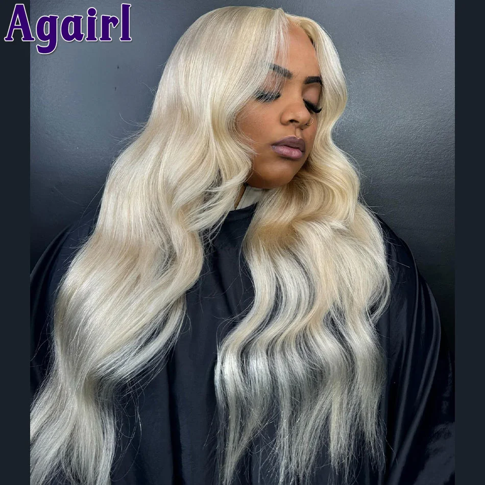 Brown Roots Ombre 613 Blonde 13X6 Body Wave Lace Front Wigs Brazylijskie przezroczyste kolorowe koronkowe peruki z ludzkich włosów dla kobiet