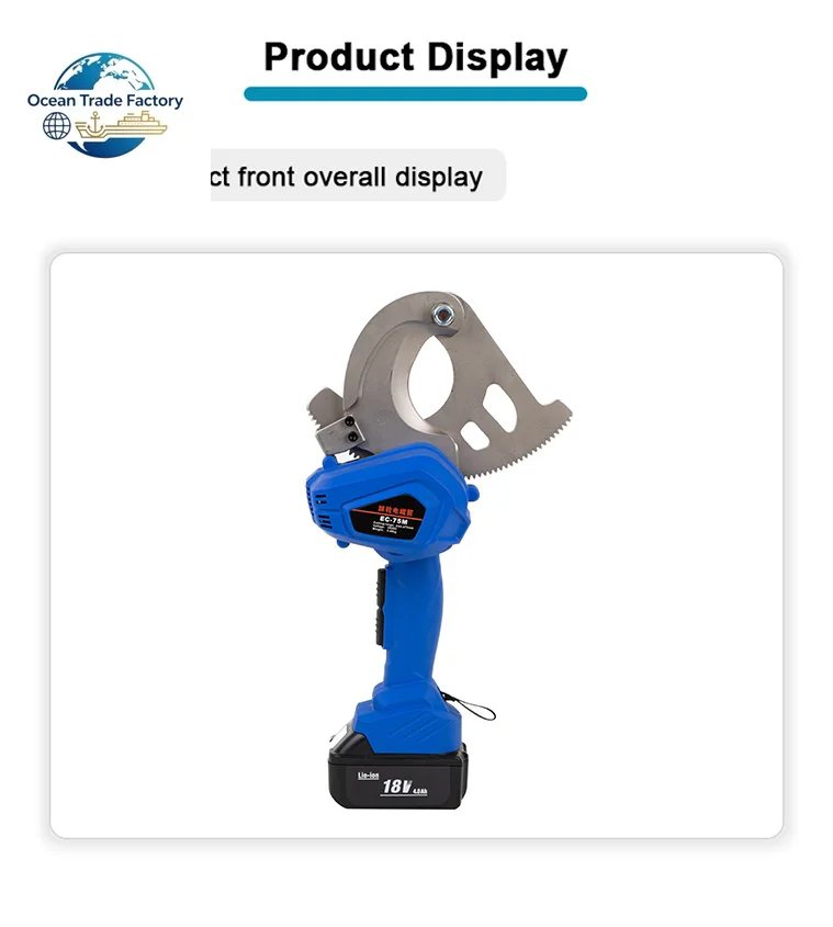 EC-75M  Ratchet Cable Cutter Hydraulic Tool for Cutting Copper Cables