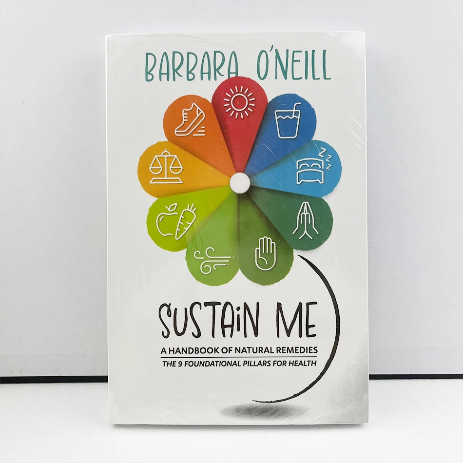 2025 Venda quente Mantém os 9 pilares de fonmação para guia de saúde Livro Um manual de remédios naturais em inglês Brochura
