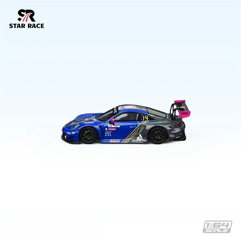 

Препродажа Star Race SR 1:64 GT3 R Limited999, литая под давлением модель автомобиля, коллекция миниатюрных моделей