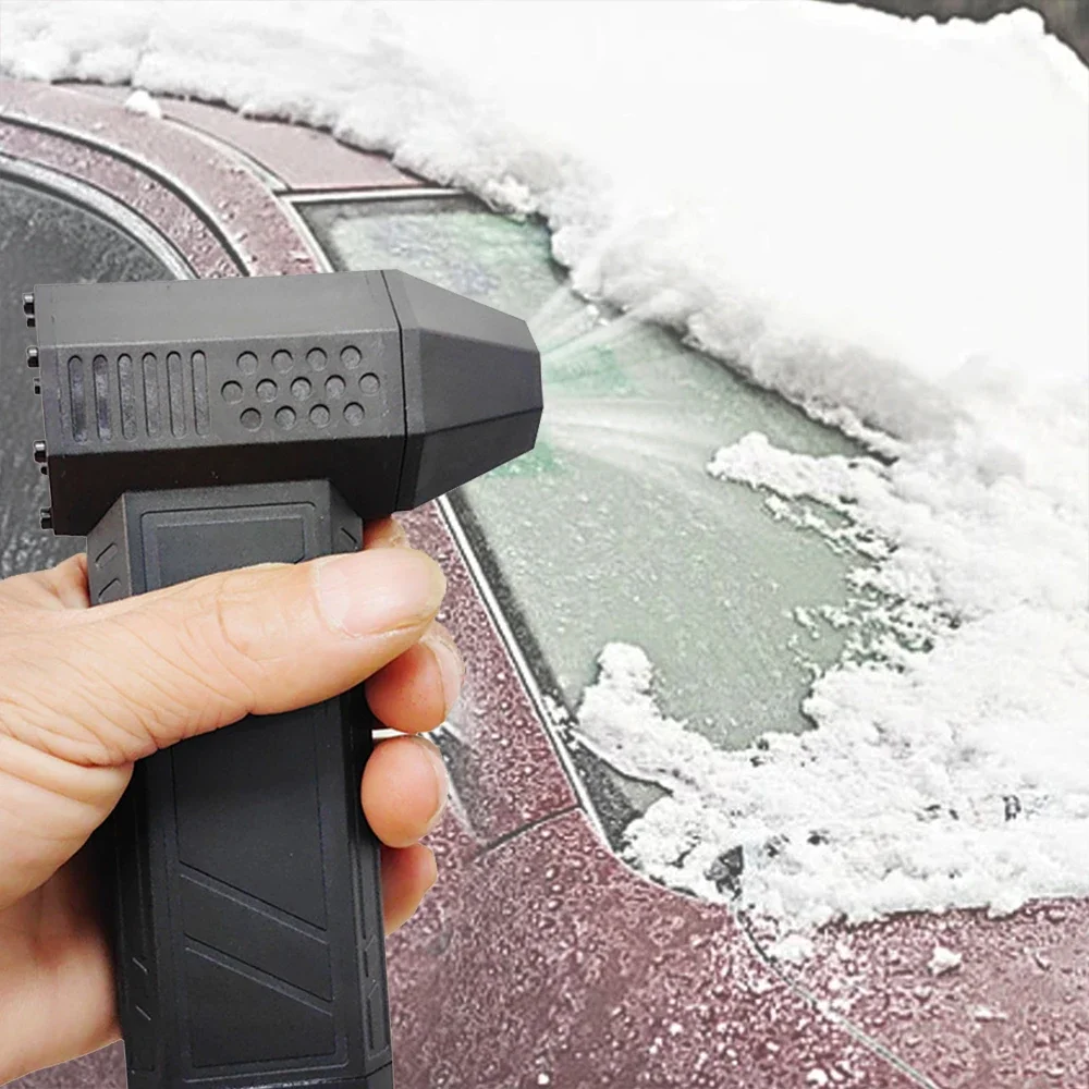 Wireless Portable Turbo Jet Air Blower Rechargeable Car Snow Cleaner Vacuum For Car Winter Snow Cleaning Replacement Accessories