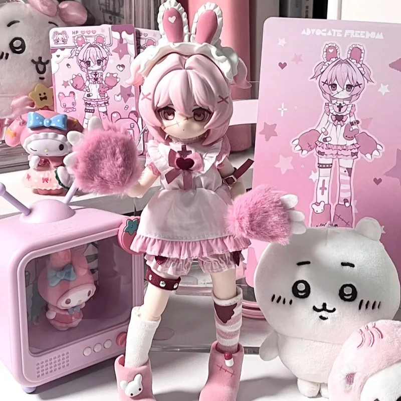 ของเล่นสะสม ตุ๊กตาสัตว์เลี้ยงน่ารัก รุ่น Genuine Freedom Advocates Electronic Cute Pet 1/12 Bjd Blind Box Kawaii Girl Action Figure ของตกแต่งโต๊ะทำงาน ของขวัญสำหรับเด็กผู้หญิง