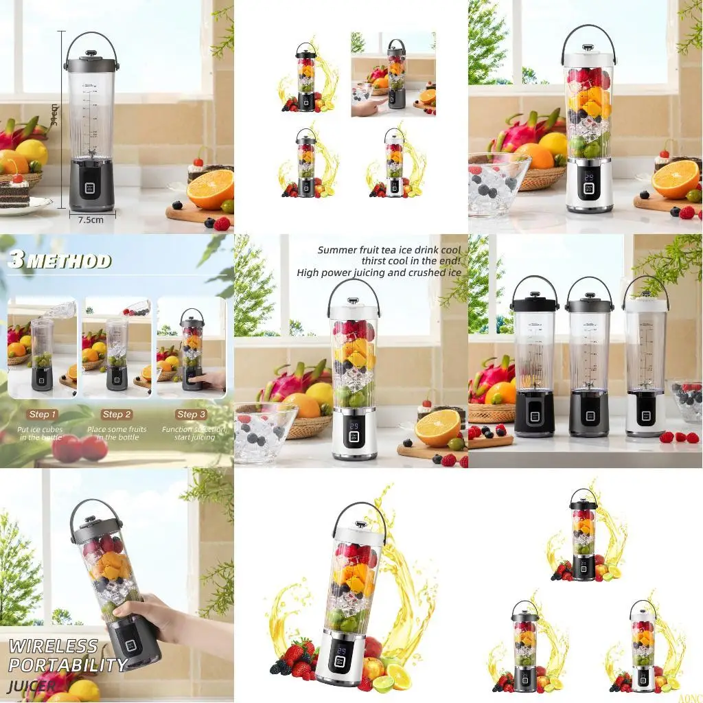 خلاط A0NC المحمول للهزات وعصير خلاط عصير الفاكهة الخلاط القابل لإعادة الشحن