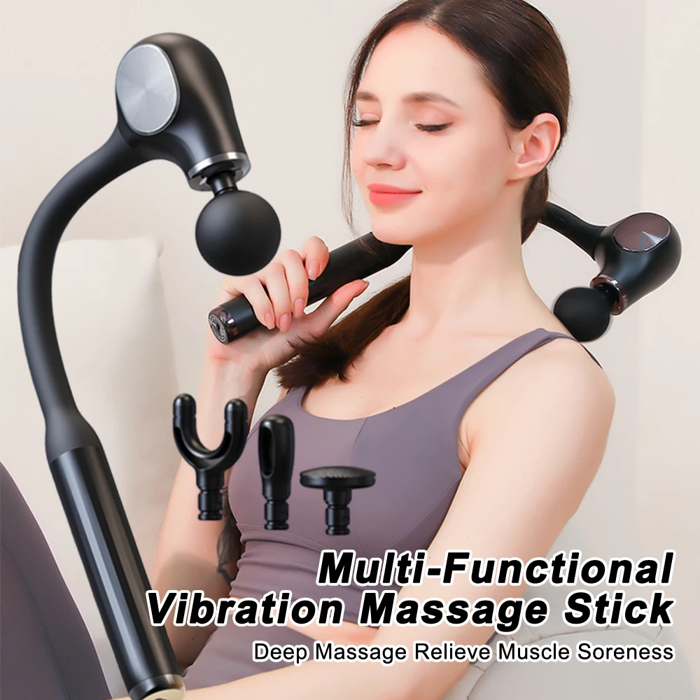 Handle Elbow Fascial Gun Deep Muscle Relaxation Massage Gun Body Massager Vibration for Muscle Soreness and Fatigue