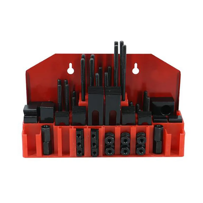 Imagem -02 - Combinado T-slot Clamp Kit Multi Function Press Plate Almofada de Ferro Endurecido m6 m8 M10 M12 M14 M16 M24 58 Peças