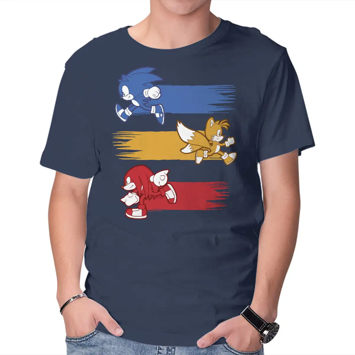 Runners Anime Graphic T-shirts for Men Clothing Women Short Sleeve Tees Vintage High Quality 100%Cotton