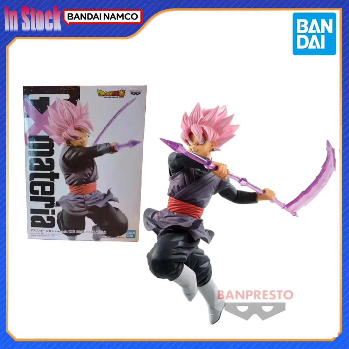 

Подлинная оригинальная Bandai BANPRESTO, оригинальная модель Dragon Ball G × Materia the Goku, черная фигурка, наборы моделей, подарок для детей