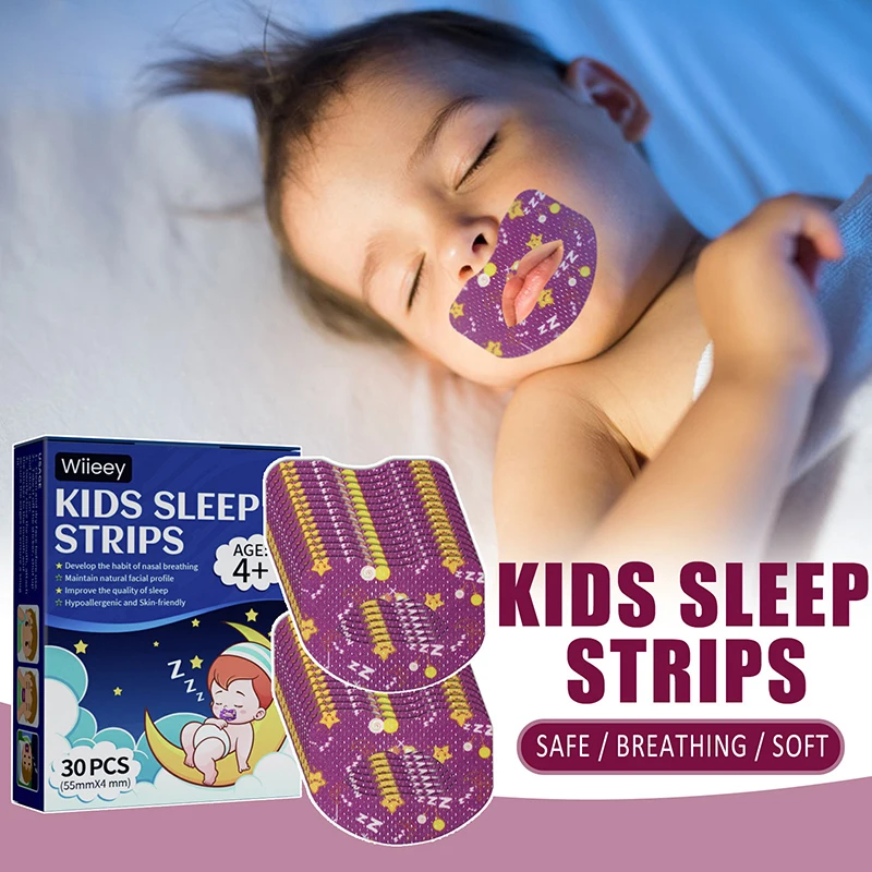 Mouth Breathing Correction Stickers Children's Anti-snoring Stickers Night Sleep Lip And Nose Breathing Improvement Stickers