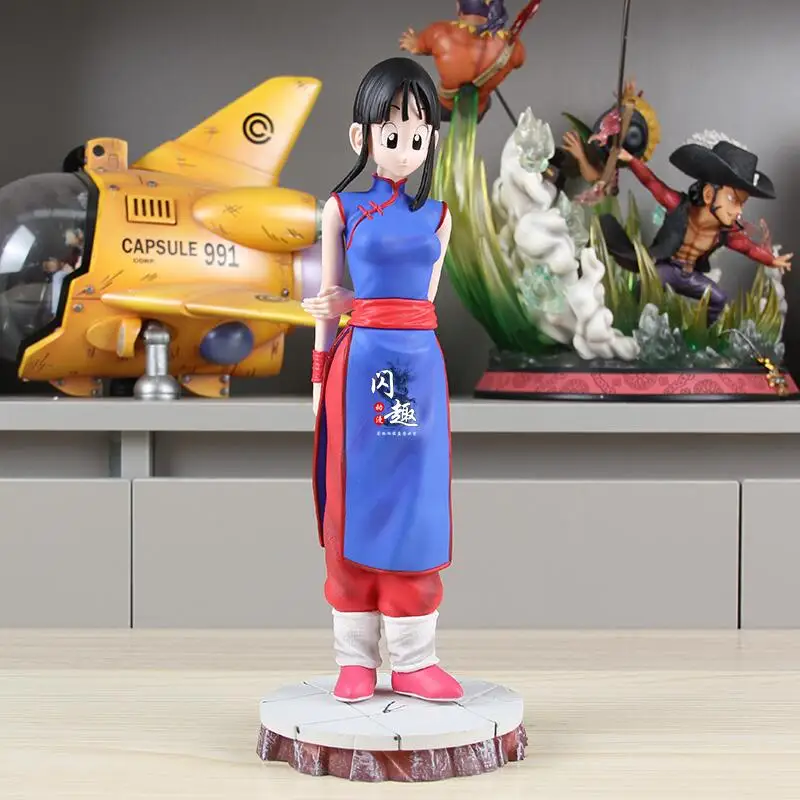 Anime Seven Dragon Ball Gk World Martial Arts Association Wukong Cheongsam Qiqi Beauty Handmade Model Ornament Gift Peripheral