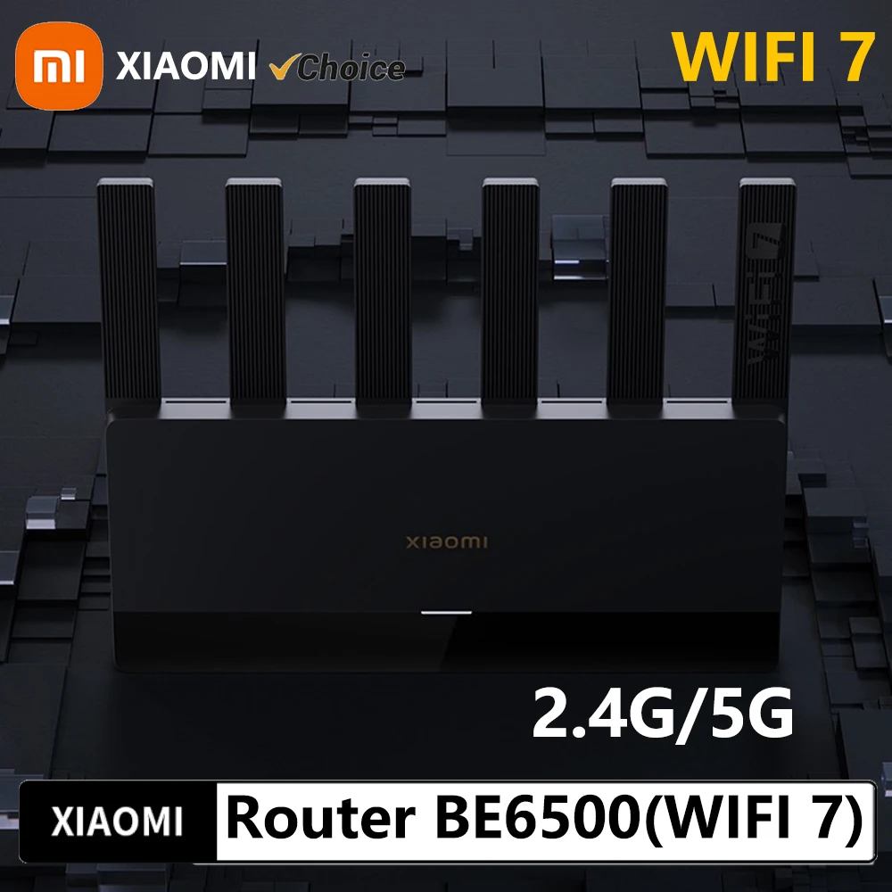 

Маршрутизатор Xiaomi BE6500 Quad Nucleus 6500 Мбит/с 2,5G Ethernet-порт Двухчастотный 2,4/5 ГГц 6 независимых усилителей сигнала Mesh Wi-Fi7