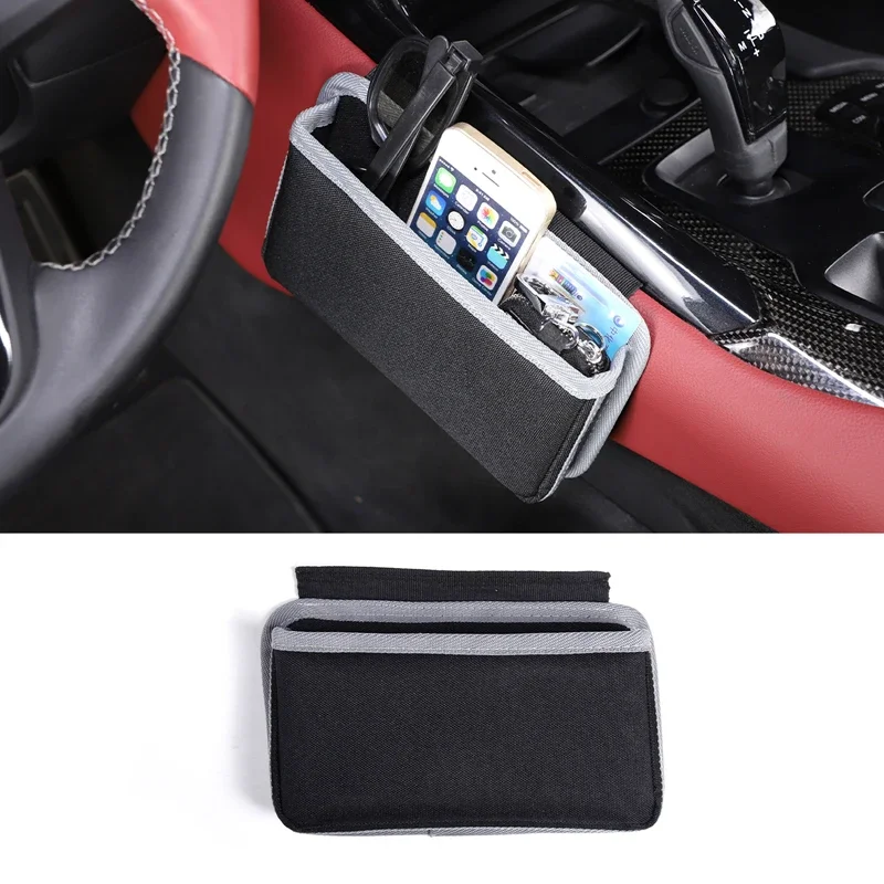 

For 2019-22 Toyota GR Supra MK5 A90 car central control multi-function Side Hanging Bag mobile phone storage bag car accessories