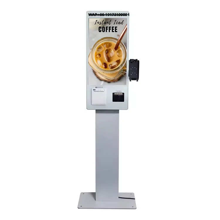 

Self Service Order Machine Unmanned Self Ordering Kiosk for Mc Donalds Burger Fast Food Restaurant