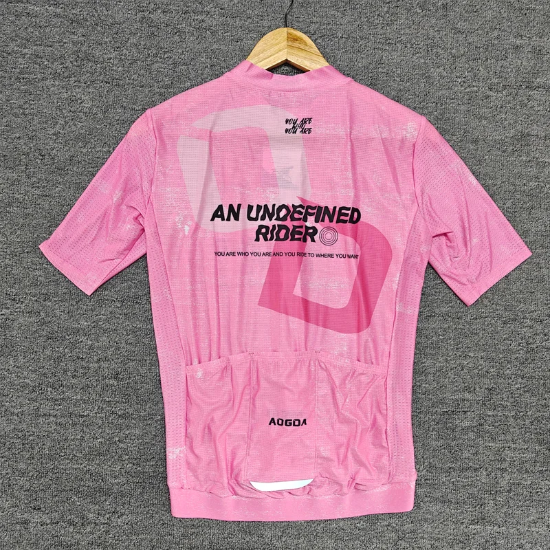Aogda Areo Pro Team Cycling Jersey Short Sleeve Road Bike Shirts Lightweight Breathable Bicycle Jersey Cycling Clothing