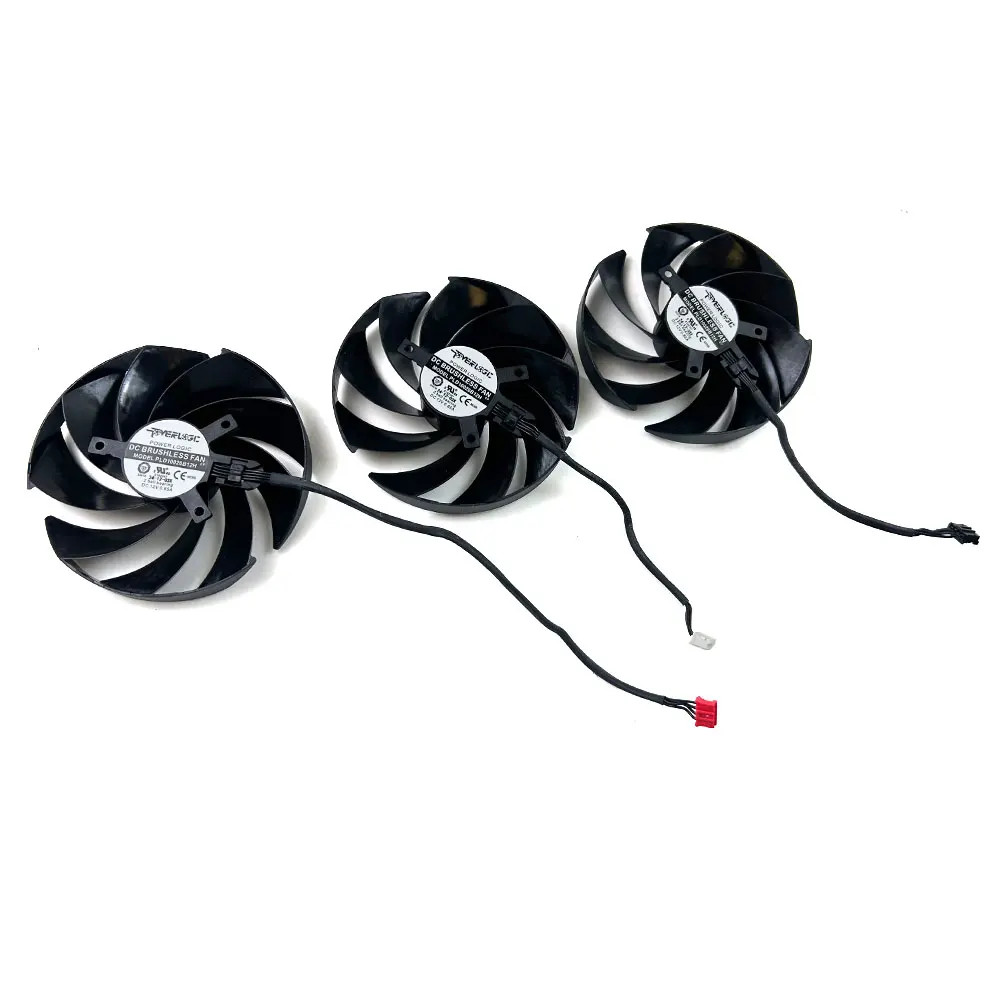 Replacement of graphics card fan 95mm 4pin PLD10020B12HH 0.65A For MSI RTX 5090D 5080 VENTUS 3X OC video card fans