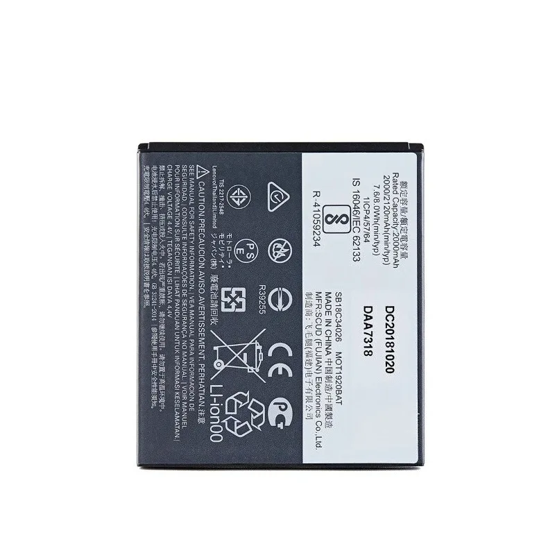 Upgraded JE30 2000mAh High-Capacity Battery for Motorola  Moto E5 Play Go Edition Mobile Phone Batteries