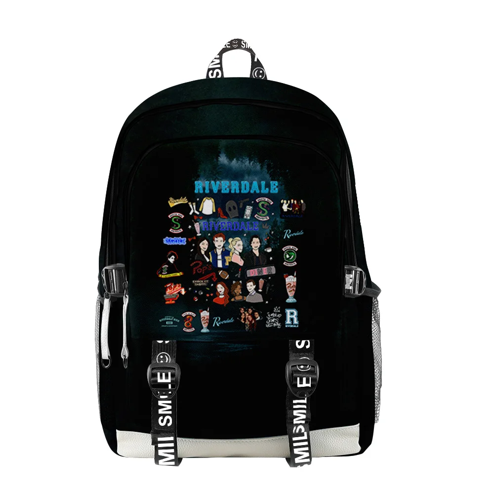Trendy Popular TV Riverdale Season 5 School Bags Unisex 3D Print Oxford Waterproof Notebook multifunction Travel Backpacks image 3