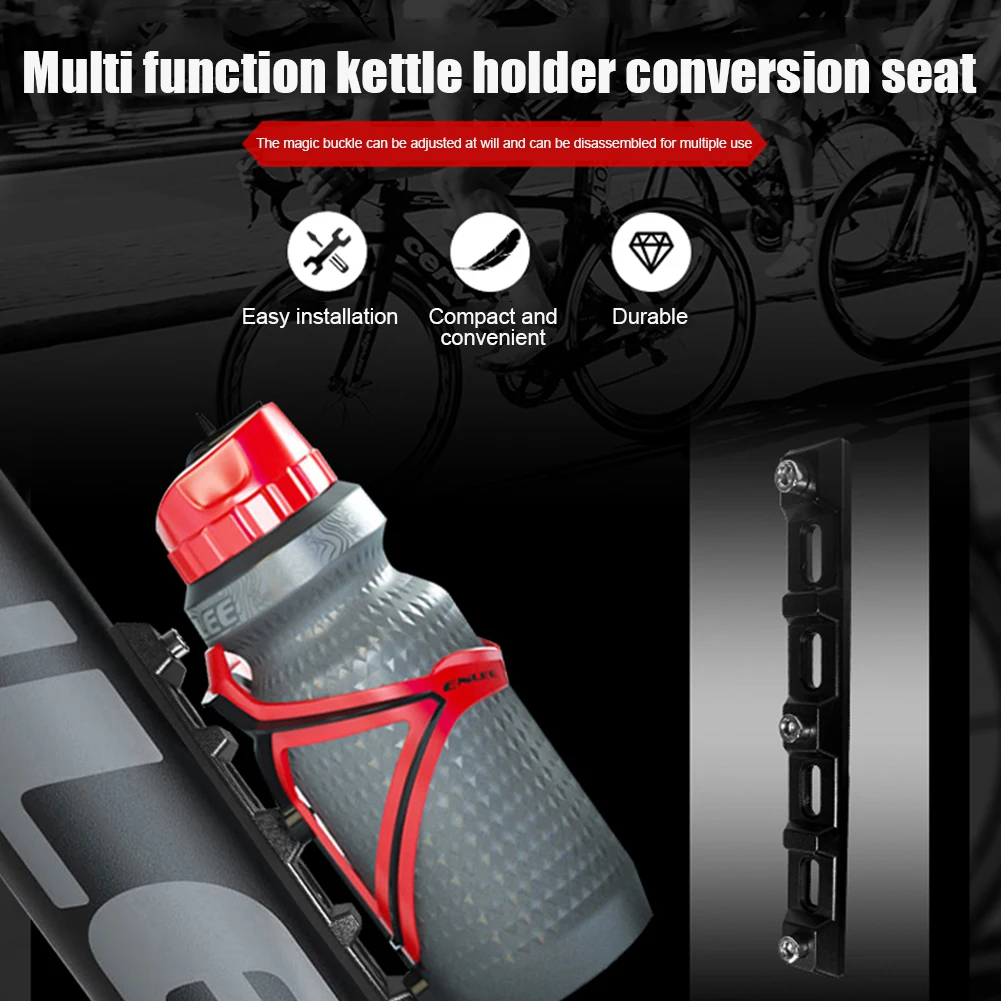 

Bicycle Bottle Holder Mount Adapter Lightweight Bottle Cage Conversion Adapter Adjustable for Brompton Cycling Accessories