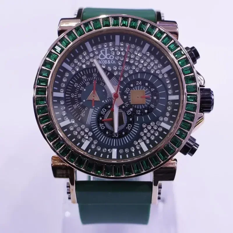 Reloj de pulsera de cuarzo para hombre, banda de leopardo checo, tendencia de moda europea y americana, placa grande