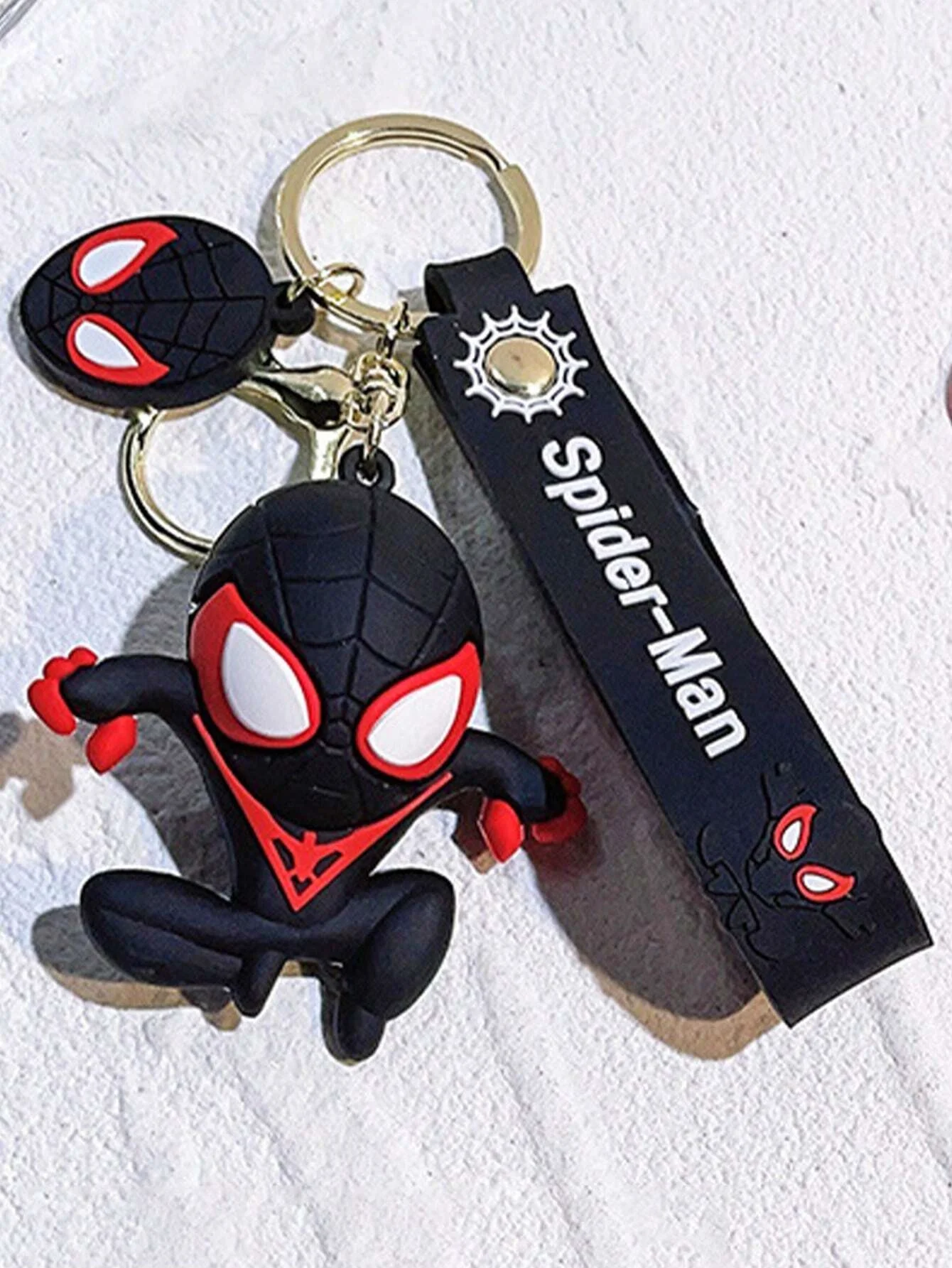1pc Superheld Spidermanes Sleutelhangers Cartoon Spider Man Pop Sleutelhangers Avengers Anime Figuur Hanger Sleutelhouder