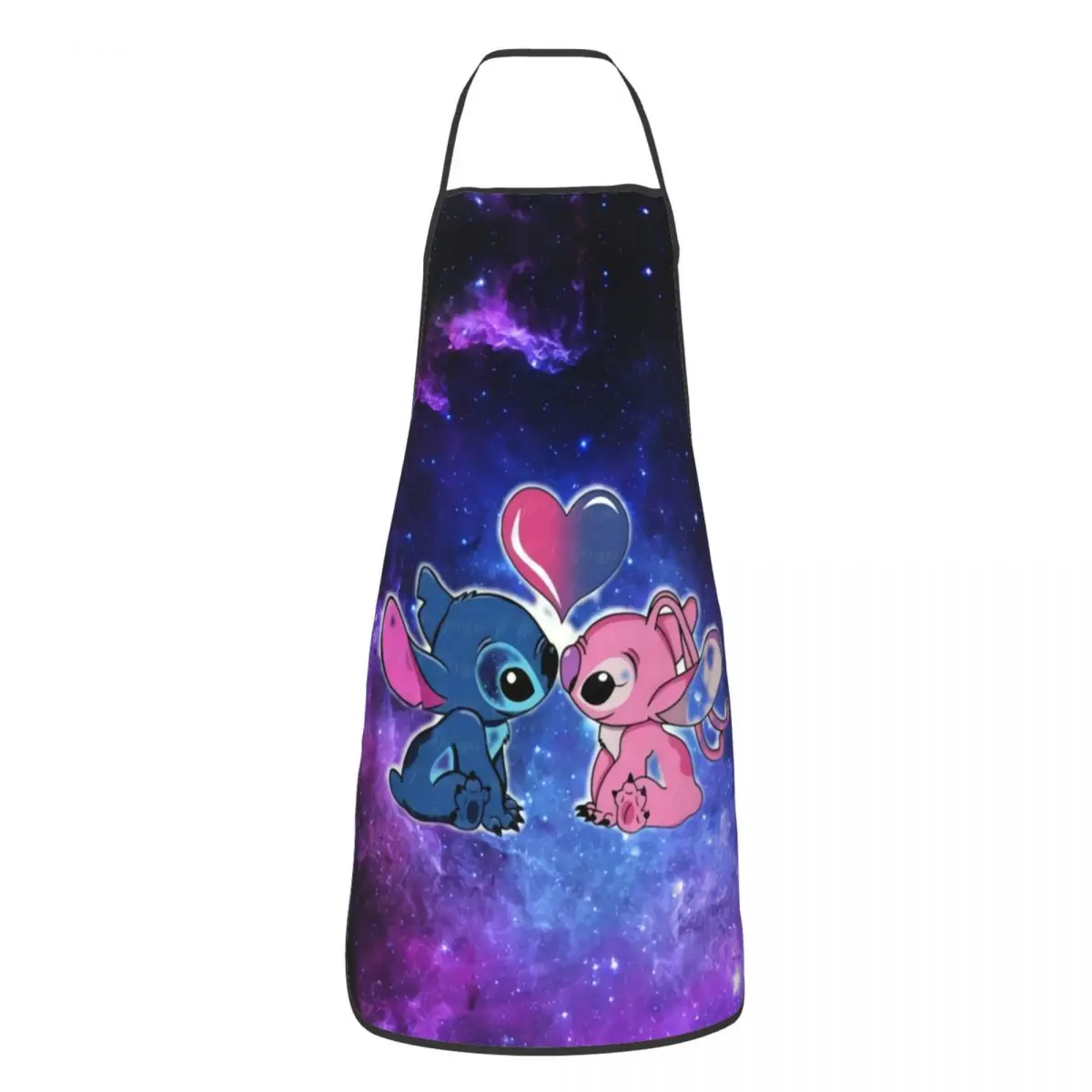 Custom Bib Stitch Angel Love Heart Cartoon Anime Apron Men Women Unisex Adult Chef Cooking Kitchen Tablier Cuisine Painting