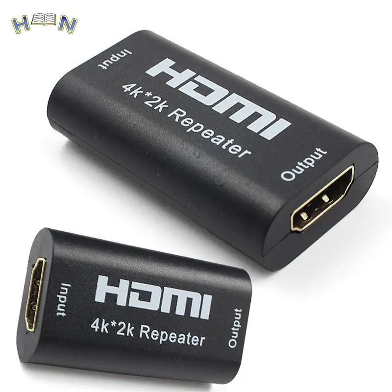 Mini 1080P 4K*2K HDMI Extender Repeater 3D HDMI Adapter Signal Amplifier Booster 4.95Gbps Over Signal HDTV AH131+ HDMI Extender