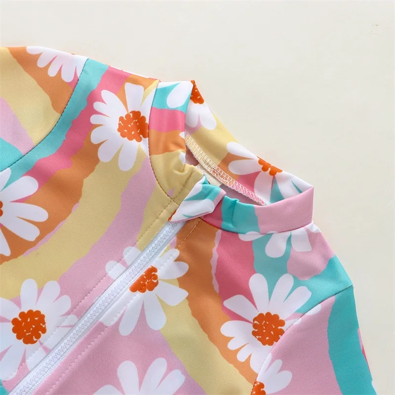 Infant Girl Swimwear, with hat 4